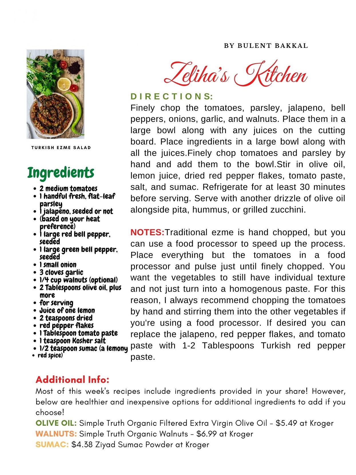 You are currently viewing Zeliha’s Kitchen-Turkish Ezme Salad Recipe