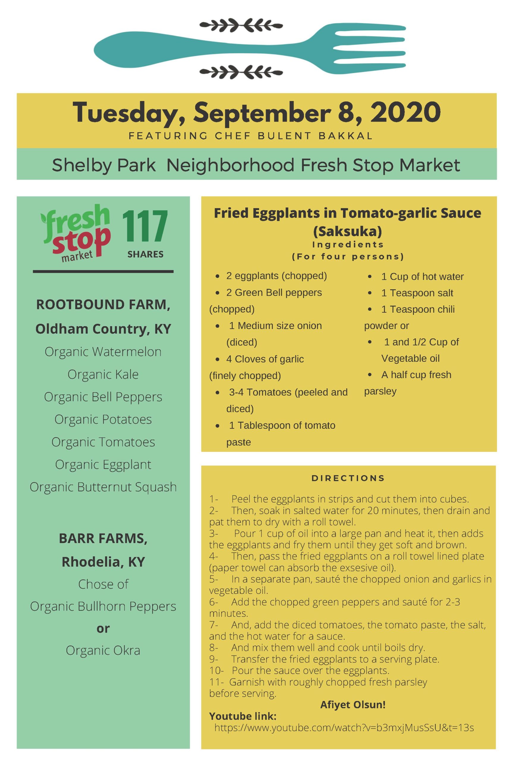 You are currently viewing Fresh Stop Markets Food Recipes of 9/8-10/2020
